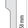 Плинтус Elegance LPC-32 (58x12мм)