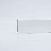 Плинтус TeckWood Прайм белый полуглянцевый (80x16x2150 мм)