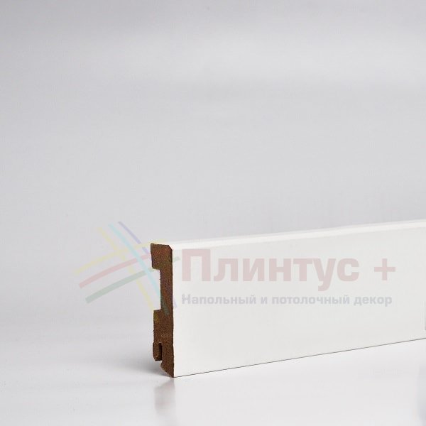 Плинтус Pedross МДФ белый плоский (70x18x2500 мм)