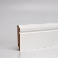 Плинтус TeckWood Белый фигурный (100x16x2150 мм)