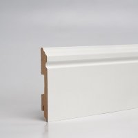 Плинтус TeckWood Белый фигурный (120x16x2150 мм)